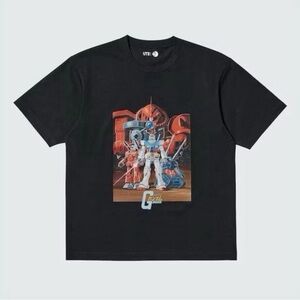 UNIQLO UT Gundam 45th Anniversary T Shirt Black Char's Zaku Anime Japanese US M